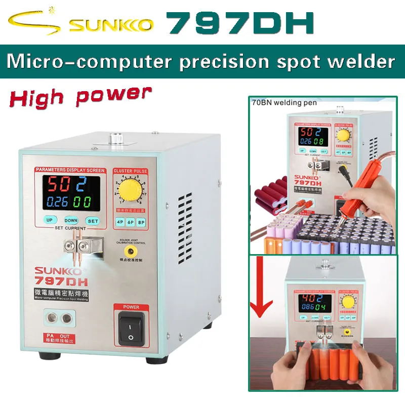 SUNKKO SPOT WELDING MACHINE 797DH WITH 70B - Image 7
